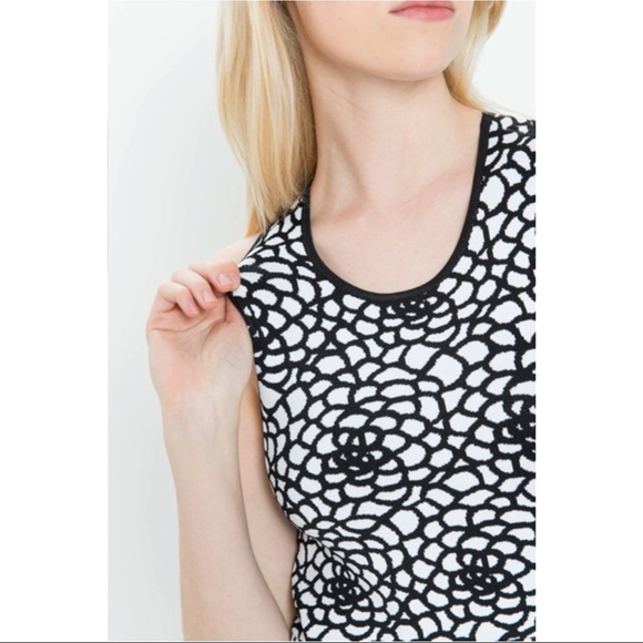 A.L.C. Buster Floral A-Line Stretch Knit Dress - Picture 4 of 7